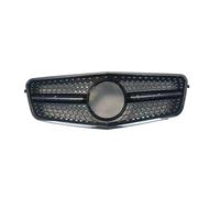 UAGFDFF Griglia Anteriore Griglia paraurti Anteriore Racing per Mercedes per Benz Classe E W212 E200 E250 E300 E350 E400 E550 2009-2013 Car Grill Front(B Black)