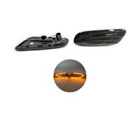 UAGFDFF Indicatore di direzione 2 Pezzi Di Luci Di Posizione Laterali A LED Dinamiche Lenti Fumé Color Ambra Per Mini Per Cooper F55 F56 F57 Indicatori Specchio Lateral(No Dynamic Smoke)