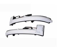 UAGFDFF Indicatore di direzione 2x Per Peugeot 308 2013-2019 Indicatori Di Direzione Dinamici A LED Fumé Luce Ambra Indicatori Specchio Lateral(Milky)