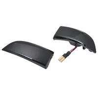 UAGFDFF Lampada Indicatore Per Megane 3 MK3 III RS 2008-2016 Per Laguna III X91 Per Fluence Indicatori Di Direzione Dinamici A LED Per Specchietti Laterali(Dynamic Smoked)