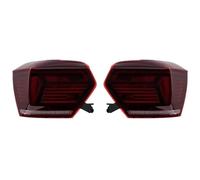 UAGFDFF Paralume Anteriore Luci Auto Fanale Posteriore A Led Per VW Per Polo Per 2017-2021 Lampada DRL Animazione Segnale Dinamico Retromarcia Accessori Faro Copriobiettivo(Rosso)