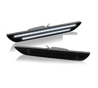 UAGFDFF Per Ford Per Mustang 2010 2011 2012 2013 2014 Auto Anteriore Paraurti Posteriore LED Indicatore Laterale Lampada Luce Specchio Indicatori di direzione(Rear White)