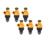 UAGFDFF Polverizzatori 6 Pezzi Iniettore Carburante 0280150714 Connettori per BMW per 535 per 635CSI 735 L6 L7 Ugello Iniettore Carburante