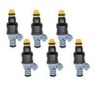 UAGFDFF Polverizzatori 6 Pezzi Ugello Iniettore Carburante per BMW Serie 3 per E30 316i 318i 325i E36 Serie 5 per E34 518i 525i E32 E38 750i E31 850i 0280150715 Ugello Iniettore Carburante