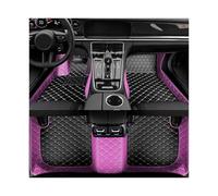 UAGFDFF Tappeti per Auto per Citroen per Berlingo 5 Posti 2017 2018 2019 Tappetini Auto in Pelle Lusso Impermeabili E A Copertura Totale. Tappetini Moquette(Style 2 Purple Black)