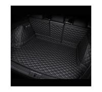 UAGFDFF Tappetini Bagagliaio Auto Tappetino Bagagliaio Auto Pelle Colorata, Resistente Personalizzato, per 7 posti, per Skoda per Kodiaq 2024-2025, Parti Interne tappeti Auto(BlackBlack)
