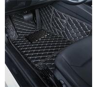 UAGFDFF Tappetti Auto Tappetini Auto Personalizzati per Seat per Leon MK2 2006-2010 Tappetini Auto in Pelle Lusso per Uomo E Donna Copertura Completa Tappetini Auto(L Black Beige)