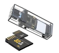 Đual USB Type C Mīçŕo Sď Card Reader High Speed TF Flāsh Memory Adapter | Fast Đual USB & Type-C Mīçŕo Sď card reader transfers 1GB in 10s. Plug and play with durable scratch-resistant casing.