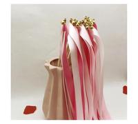 UALXPAO Bastoncini con Nastro 10/30/50 PCS Mixed Color Silk Ribbon Wands for Wedding & Birthday Party Decorations per Cerimonie Matrimonio Addio Nubilato Feste(Colour I,10pcs)