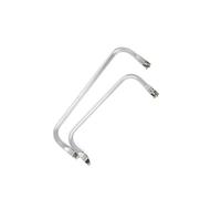 UALXPAO Clic Clac per Borse Telaio for Borsa in Metallo con Maniglia, Chiusura a Scatto for Borsa, Cucito, Artigianato, Accessori for Sartoria, Telaio for Borsa, Fai da Te, Borse, Zaini, Parti(30cm)