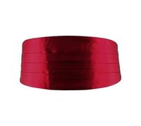 UALXPAO Fascia Smoking Uomo Fascia da smoking da uomo for abiti da smoking e dichiarazione for le donne. Fascia da smoking elegante accessorio for abbigliamento formale(Red)