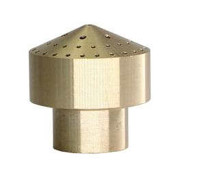 UALXPAO Fontana Ugello Irrigatori in Ottone, ugelli rotanti for fontane, Getto Dritto for Esterni, for laghetti, for irrigazione di Giardini, for Piante, for per Giardino, Laghetto, Paesaggio(AX5PCS)