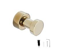 UALXPAO Gancio Ottone per Bagno a Muro Gancio porta accappatoio autoadesivo in ottone