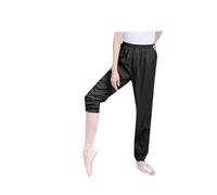 UALXPAO Pantaloni riscaldanti per Danza Classica Pantaloni da Danza Classica Donna, Leggeri e Traspiranti, for Il Riscaldamento la(Black,S)