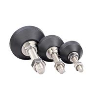 UALXPAO Piedini regolabili per apparecchiature 4 pezzi piedini di livellamento regolabili for tornio con filettatura, base girevole, articolati, cuscinetti scorrevoli for mobili(40xM8x50mm)