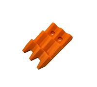 UALXPAO Porta freccette da parete 1Pcs Holds 9 Darts Space-Saving Dart Case Organizer Wall-Mounted Display Rack for Living Room study bar(Orange)