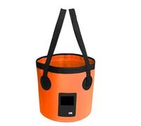 UALXPAO Secchio Pieghevole da Campeggio 12L 20L Pieghevole lavandino lavabo Secchio Campeggio pentola d'Acqua Borsa Contenitore Auto Pesca Escursionismo(12L Orange)