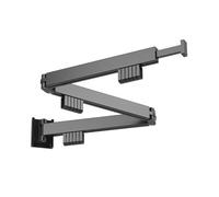 UANFHWZF Ganci da Parete Stendibiancheria Pieghevole da Parete for bucato, Appendiabiti salvaspazio for Balcone e casa