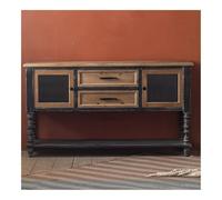 UANFHWZF Tavolo consolle, Tavolo d'ingresso in legno massello, tavolino vintage con mobiletto portaoggetti tavolo