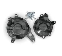 UANGLI Coperchio Protezione del Motore del Motociclo per Ducati per Multistrada V4 V4S V4 S 2022-2023 Set Coperture del Motore Protezione Coperchio Kit Protezione Motore(Carbon Pattern)