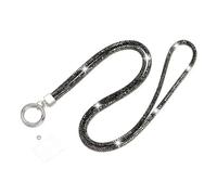 UANGLI Portachiavi con Brillantini, Cristallo di Diamante, Corda Anti-smarrimento, Cinghie a Catena, Cordino per Telefono con Strass