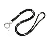 UANGLI Portachiavi con Brillantini, Cristallo di Diamante, Corda Anti-smarrimento, Cinghie a Catena, Cordino per Telefono con Strass