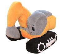 Uanqfegy Animale di peluche realistico per trattore, giocattolo morbido e carino per escavatore per camion per bambini Ragazzi Regali per bambini / 10, 2x9, 1 pollici