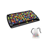 Uanqfegy Gioco di Perline Arcobaleno - Giocattolo interattivo con Scacchiera a eliminazione, Set di Puzzle educativi per Bambini