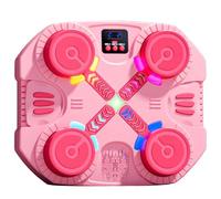 Uanqfegy Macchina da Boxe per Bambini a 5 velocità, 2 modalità Macchina da Boxe Musicale con luci a LED Allenatore di Pugni con punteggio con Guanti per Esercizi casa 12, 6x10, 8x1, 6/Stile 2