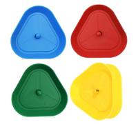 Uanqfegy Porta carte per bambini 4 pezzi, porta carte da gioco in plastica a mani libere, strumento per alleviare il dolore al polso per feste di poker, giochi in famiglia