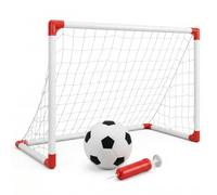 Uanqfegy Porte da Calcio per Bambini, Rete da Calcio per Bambini Pieghevole Portatile con Palla e Strumento, Giocattolo Sportivo per Interni ed Esterni da 47 Pollici per Ragazze