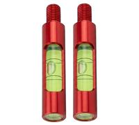 Uanqfegy Strumento di livellamento per Arco per tiro con L'Arco 2 Pezzi - Kit di livellamento Leggero avvitato Adatto alla Maggior Parte dei Supporti stabilizzatori per Archi compositi