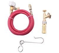 Uanratg Per Mapp Gas Turbo Torch Idraulico Turbo Torch con Tubo Flessibile per Kit di Saldatura Propano un Saldare