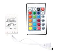 Uanratg Telecomando RGB per telecomando LED striscia con 24 pulsanti PCB
