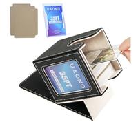 UAONO Scatola per carte con display MTG Commander, custodia per oltre 100 carte a doppia manica, scatola per carte collezionabili, adatta per TCG/PTCG/carte sportive, con 2 divisori, 1 caricatore