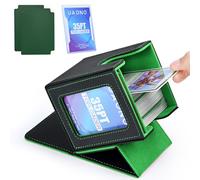 UAONO Scatola per carte con display MTG Commander, custodia per oltre 100 carte a doppia manica, scatola per carte collezionabili, adatta per TCG/PTCG/carte sportive con 2 divisori, 1 caricatore