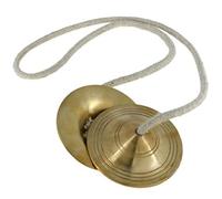 UAPAN Metal Craft Manjeera - Piatti tradizionali indiani in ottone, 7,6 cm, coppia