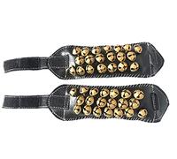 UAPAN MetalCraft - Coppia di ghungroo in pelle (3 line_20 Ghungroo, coppia)