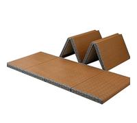 UAPAYEBYMB Materassi Tatami Giapponesi Pieghevoli,Comodi Tappetini,Materassi,Tatami Estivi Traspiranti,Adatti Per La Meditazione,il Sonno,Lo Yoga e Le Sale Da Tè (brown, 150 * 200)