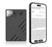 UAPPO AI Registratore Vocale Registratore Ultra Sottile Supporta ChatGPT Trascrizione Sommario Traduzione Supporta 112 Lingue 64GB Perfetto per Riunioni Lezioni Chiamate Colloqui