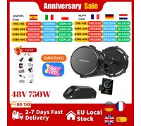 UART Bafang BBS02B BBS02 750W 48V Mid Drive Motor Kit di conversione bicicletta elettrica Motore Ebike 48V 52V 13AH 17.5AH 20Ah Batteria 44T 750W + 48V13Ah Battery GC Cell