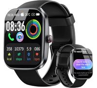 Uaue AI Smartwatch Uomo Donna, 2025 Nuova Fitness Tracker Orologio con Voce AI/Quadrante AI, Chiamate Bluetooth/Cardiofrequenzimetro/Contapassi/Sonno/115+ Sportive, 1.91" Smart Watch Impermeabile IP68