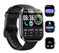 Uaue AI Smartwatch Uomo Donna, 2025 Nuova Fitness Tracker Orologio con Voce AI/Quadrante AI, Chiamate Bluetooth/Cardiofrequenzimetro/Contapassi/Sonno/115+ Sportive, 1.91" Smart Watch Impermeabile IP68