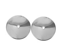 UAUWBRZ 2 adattatori per piastra a induzione in acciaio inox, diffusore di calore con copertura rotonda ispessita per piani cottura a induzione, tavoli caldi e esigenze di cottura versatili