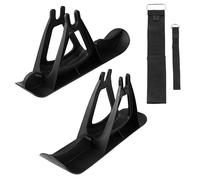 UAUWBRZ Snow Sleds - Set di slittini da neve per scooter da sci, per bici da equilibrio, set da sci, colore: nero