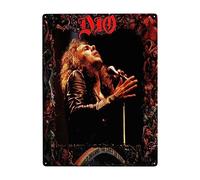 UAXEROU Ronnie Rock James Singer Dio Painting Targa in metallo vintage targa in metallo per giardino, garage, casa, bar, decorazione da parete poster 30,5 x 40,6 cm
