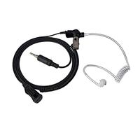 UAYESOK Auricolare impermeabile con tubo acustico Walkie Talkie con microfono PTT 3,5 mm con filettatura a vite per Yaesu VX-6 VX-6R VX-7R VX-170 FT-270 Standard Horizon HX210 HX400 HX750S HX870 HX890