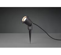 UBANGI FARO DA ESTERNO CON PICCHETTO SINGOLO FUSIONE DI ALLUMINIO ANTRACITE IP54 CAVO 5 METRI 1 LUCE ATTACCO GU10