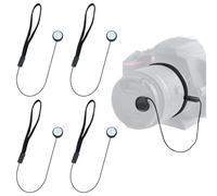 UBANU 5 pezzi di custodia per copriobiettivo della fotocamera, cordino elastico per copriobiettivo, per obiettivi Ca-Non, Ni-kon, So-ny, Fu-jifilm, O-lympus, Pa-nasonic e altri SLR DSRL Mirrorless