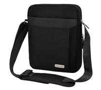 UBAYEE Borsello Uomo Tracolla in Tela con Multi-scomparti (Compatibile con Tablet iPad da 10,5 Pollici, 25 cm), Nero